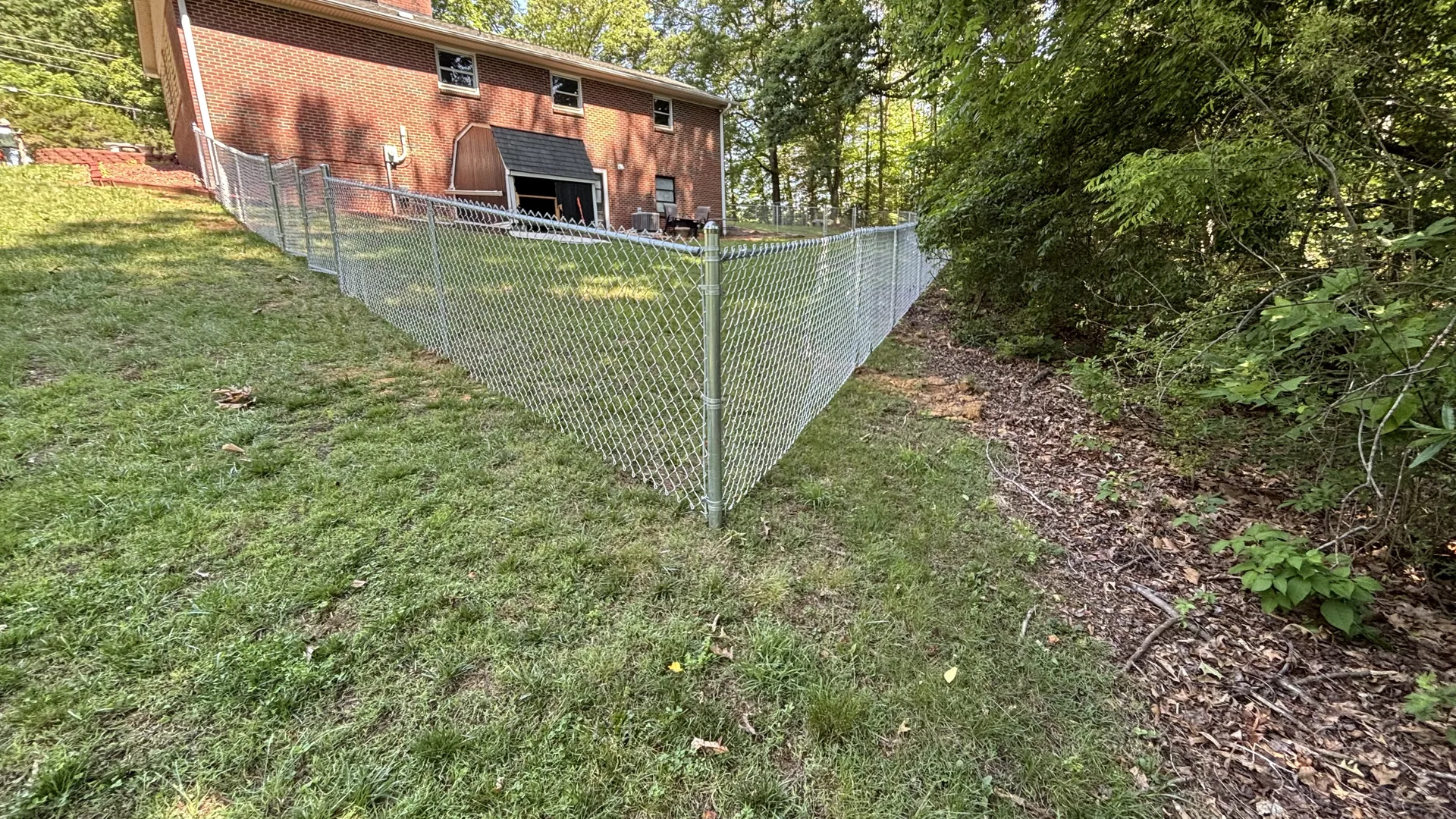 Residential Chain Link Fencing by In-Line Custom Fencing in Greensboro, NC